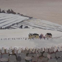 Snow covered countryside