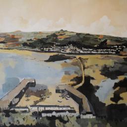 From St Michaels Mount looking at Marazion