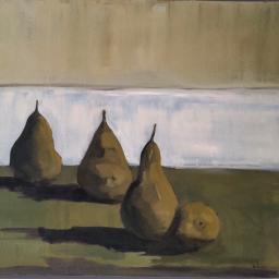 painting of pears