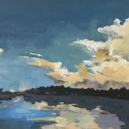 Swanpool at Dusk