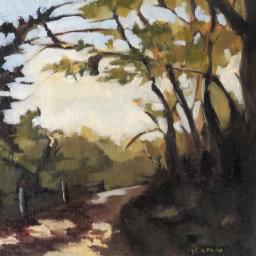 painting of trees